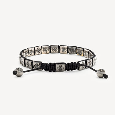 Bracelet Lock Black Gold Paved with Black Diamonds