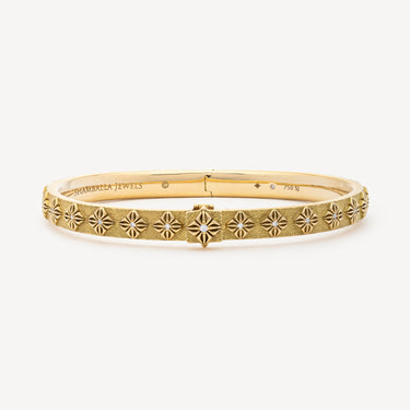 Bracelet SOS Bangle Yellow Gold Diamonds