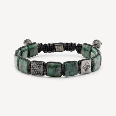 Emerald Lock Bracelet