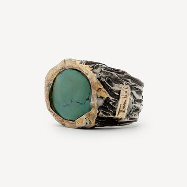 Silver Amazonite Ring