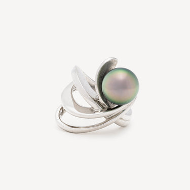 Tahitian Pearl Silver Ring