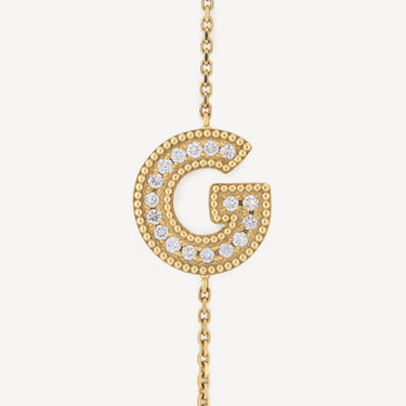 Bracelet Letter G Diamants