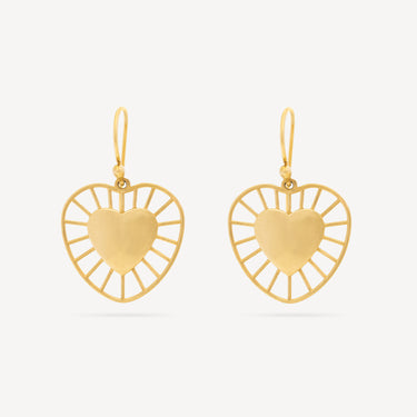 Boucles d'Oreilles Small Radial Heart