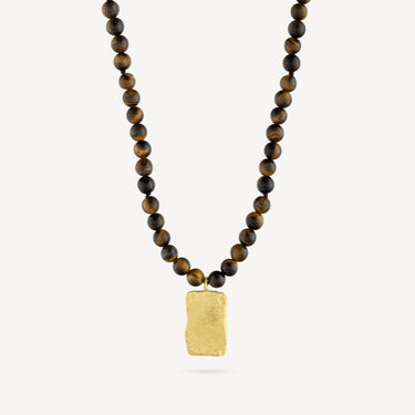 Palma Tag Tiger Eye necklace