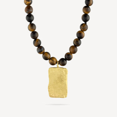 Palma Tag Tiger Eye necklace