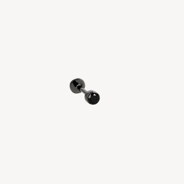 Piercing Stud Black Gold Black Diamond 2.5mm