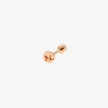 Piercing Stud Diamond 2.5mm Invisible Setting Rose Gold