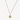 Neutral Medal Necklace Rose Gold