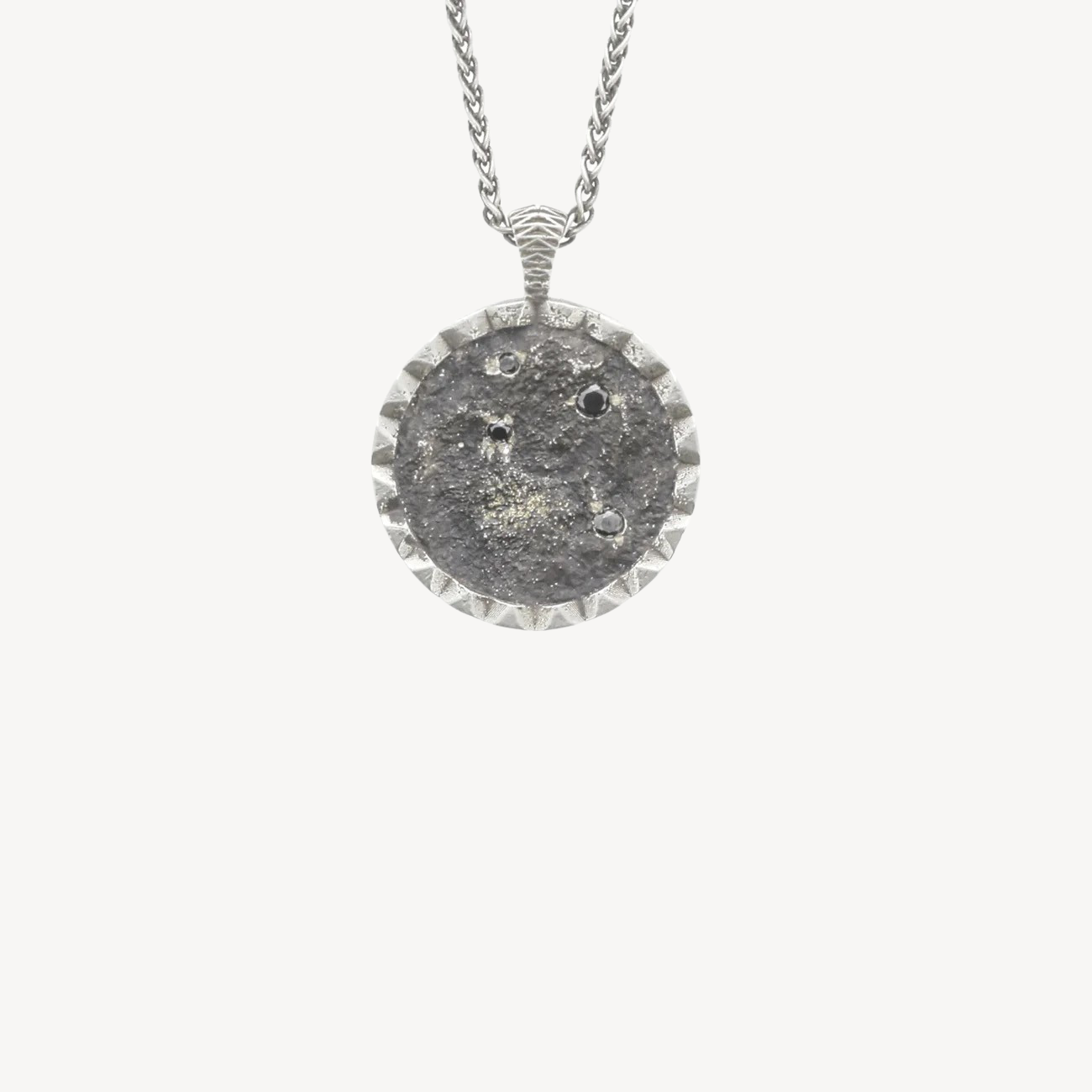 Moon in Circle necklace