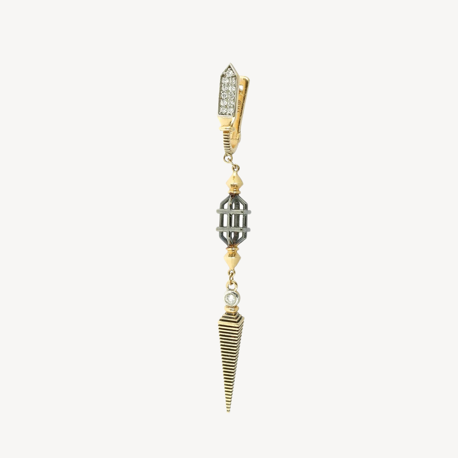 Cone Shape Cave Dangling earring