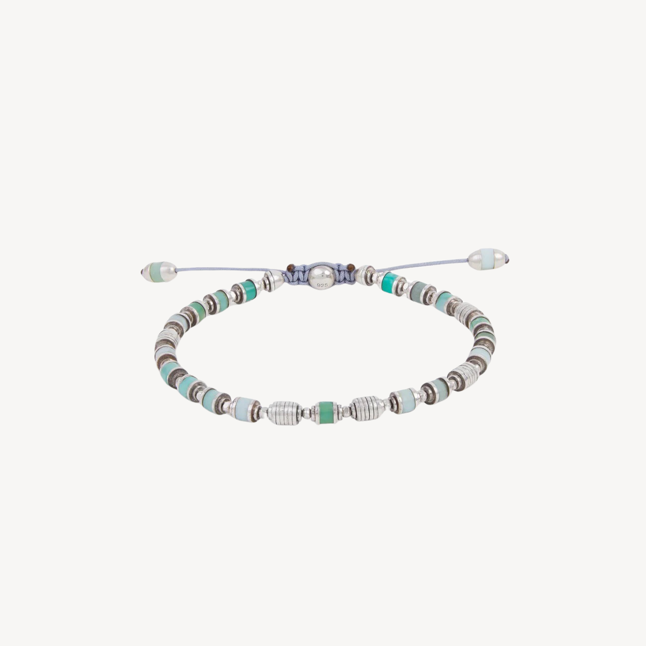 Saguaro Silver Chrysoprase Gemstone Bracelet