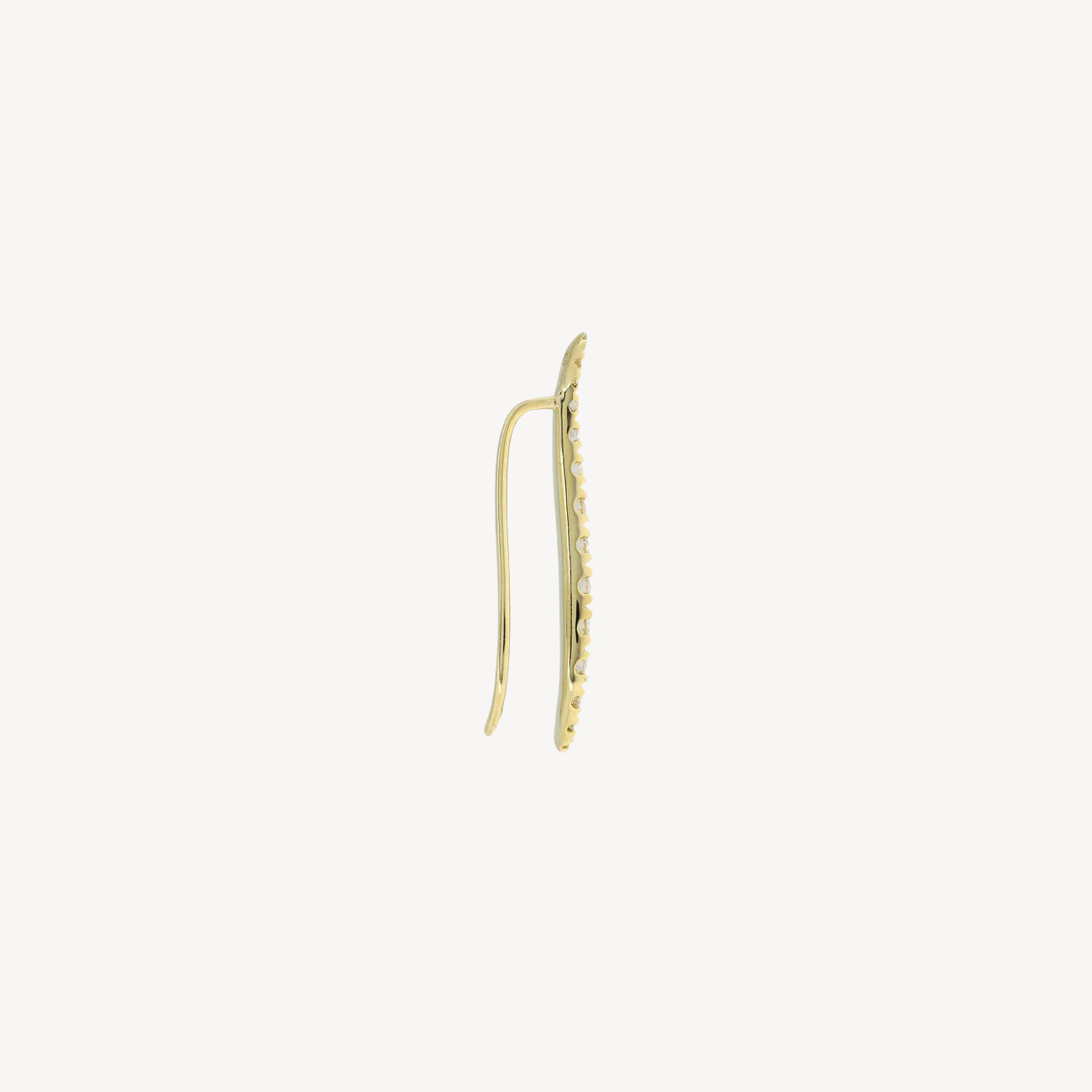 Earring Pin S Diamonds Yellow Gold