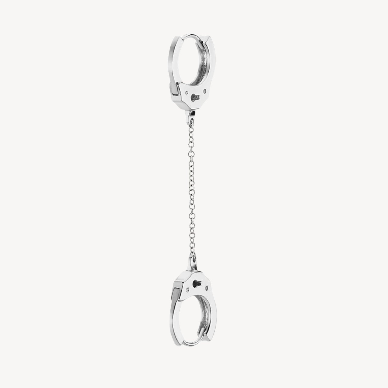 Earring Handcuff Hoop with Short Chain