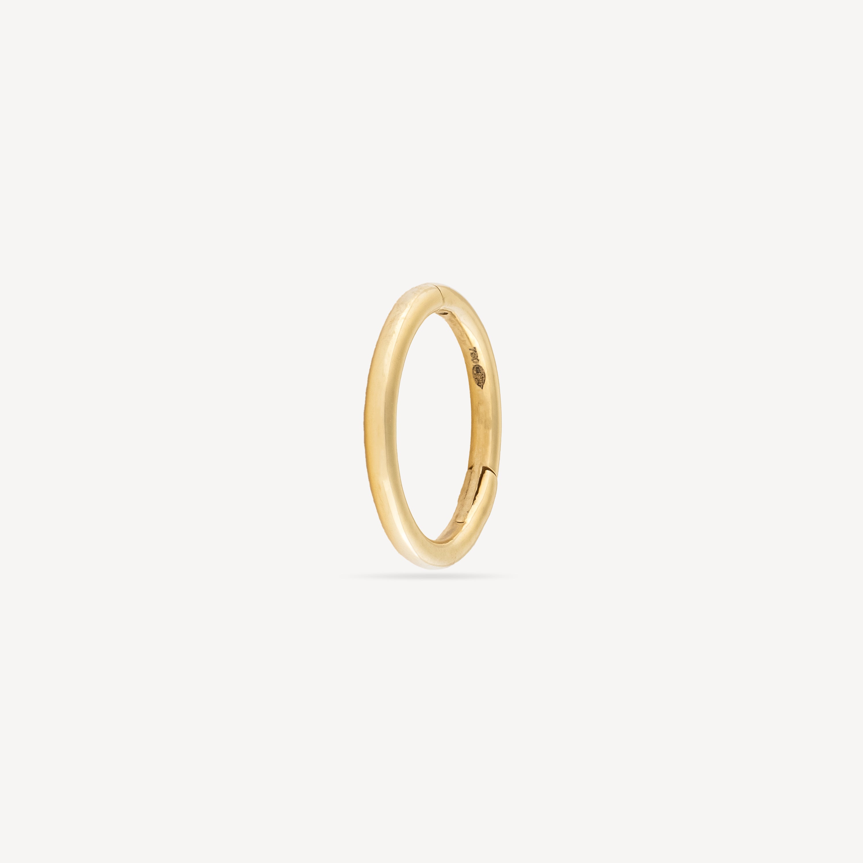 Hoop Piercing 8mm Yellow Gold