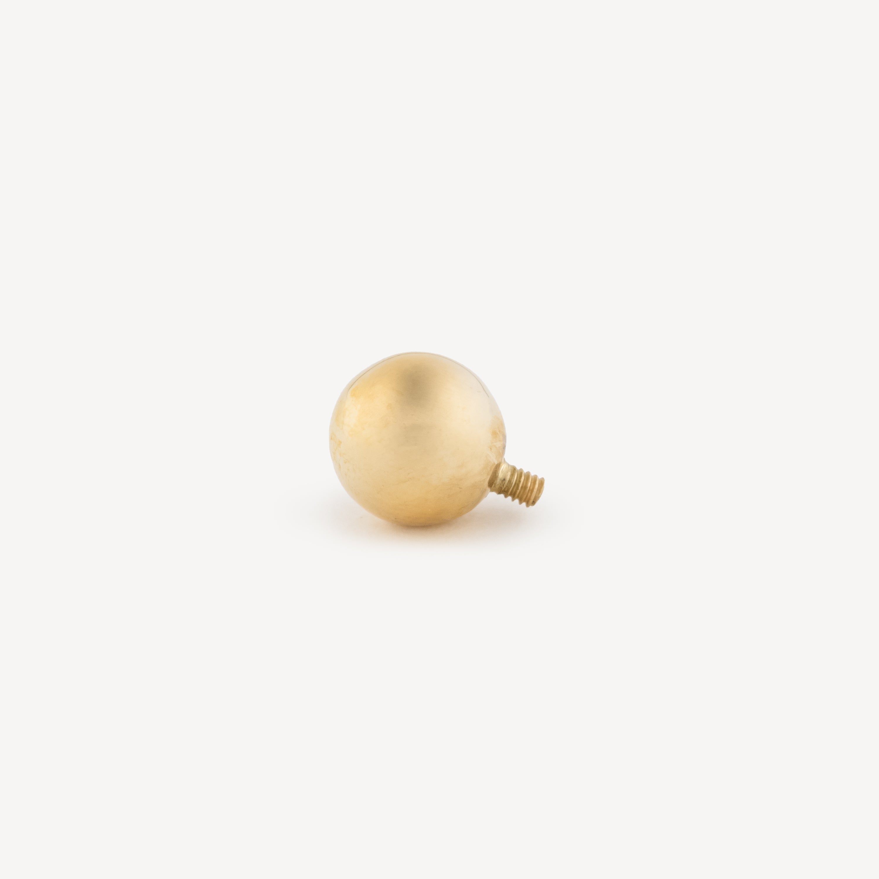 Ball Navel Piercing 6mm Yellow Gold