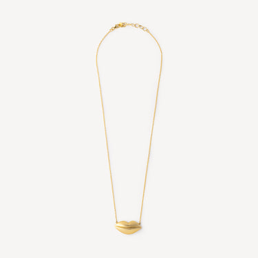 Kiss Yellow Gold Necklace