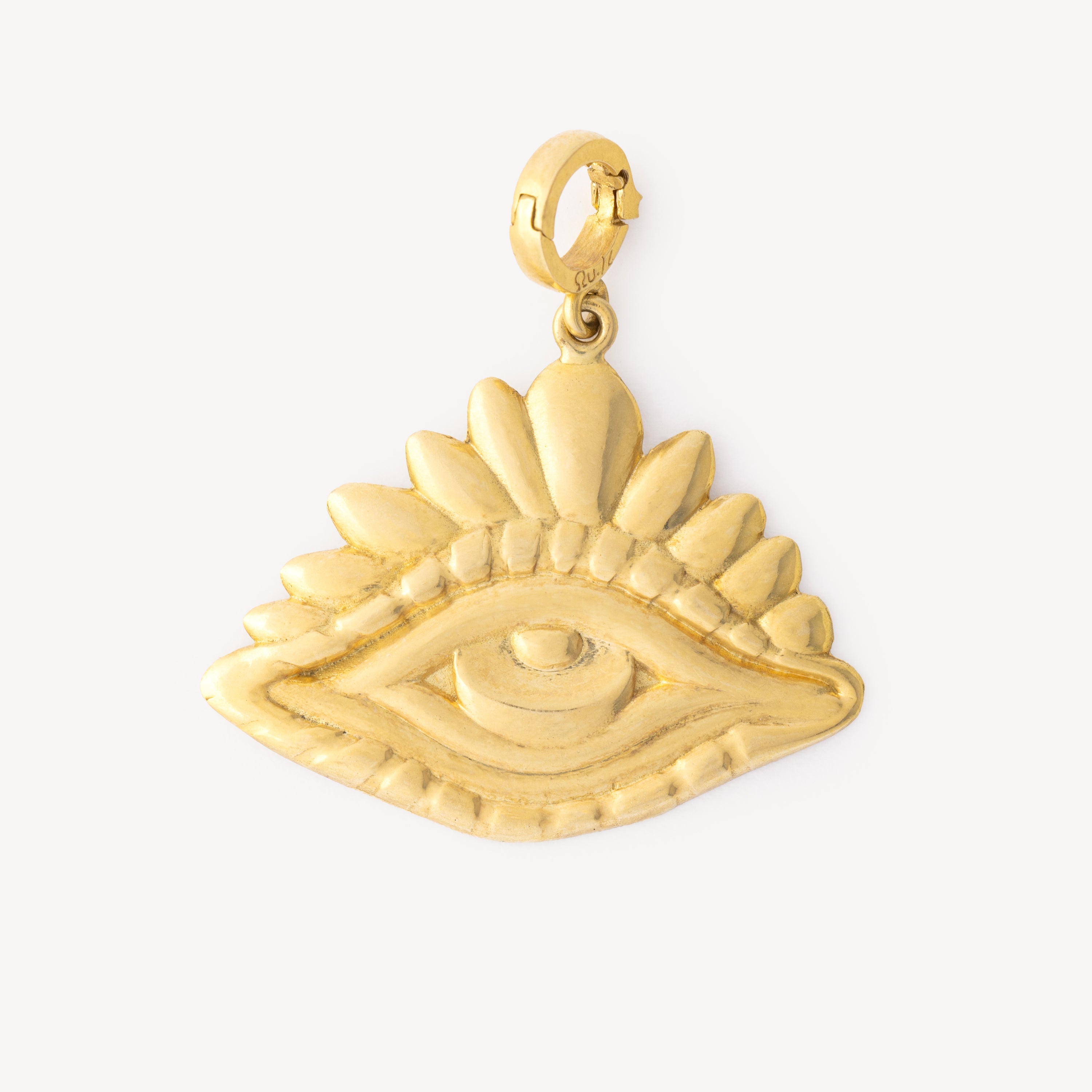 Yellow Gold Protective Eye Charm