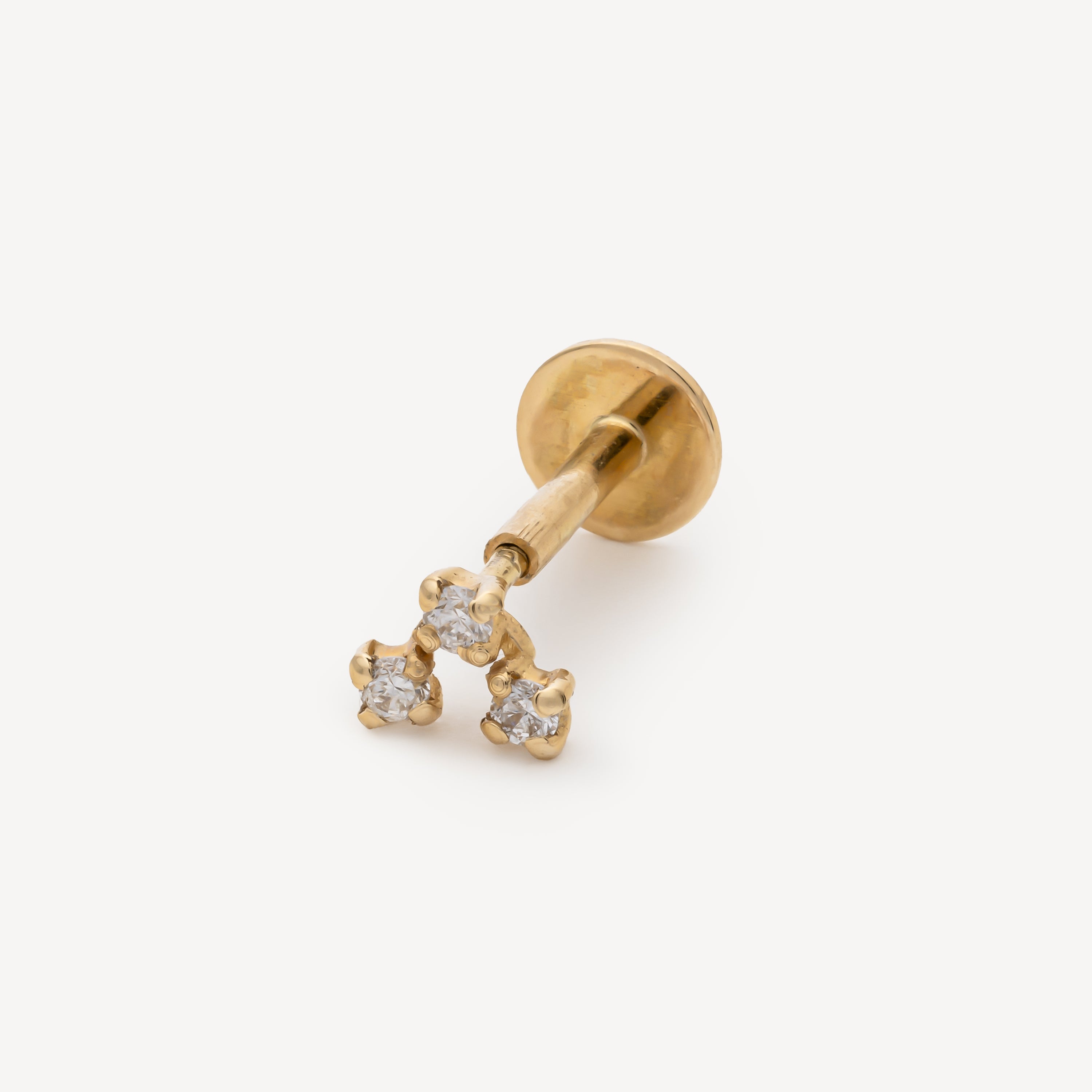 Chelsea Gold Diamond Earring