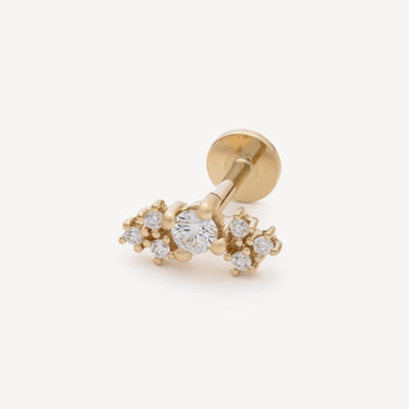 Earring Diamonds Gold Amelie