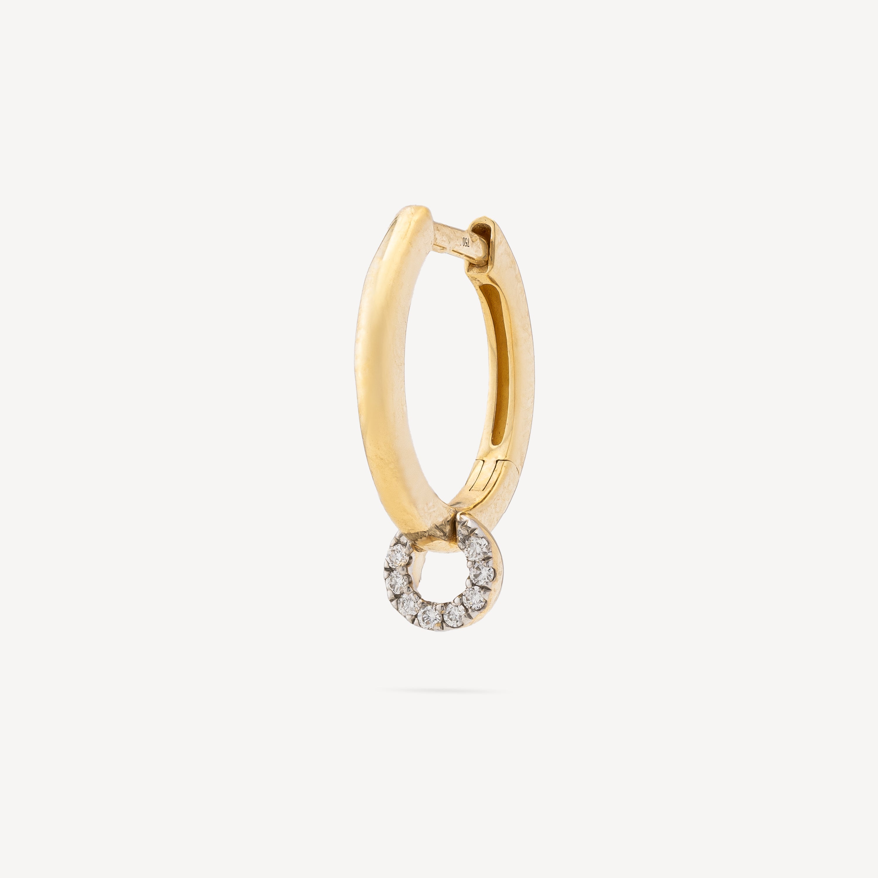 Hoop Diamond Gold Loop