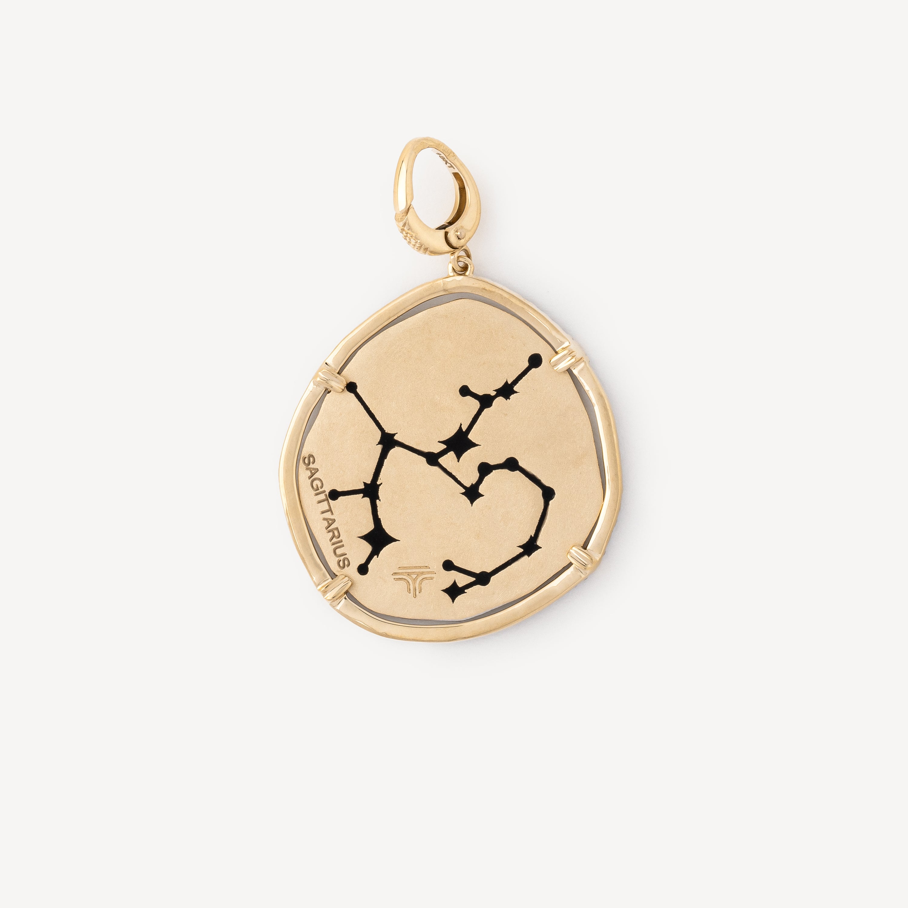 Sagittarius Constellation Pendant Diamonds