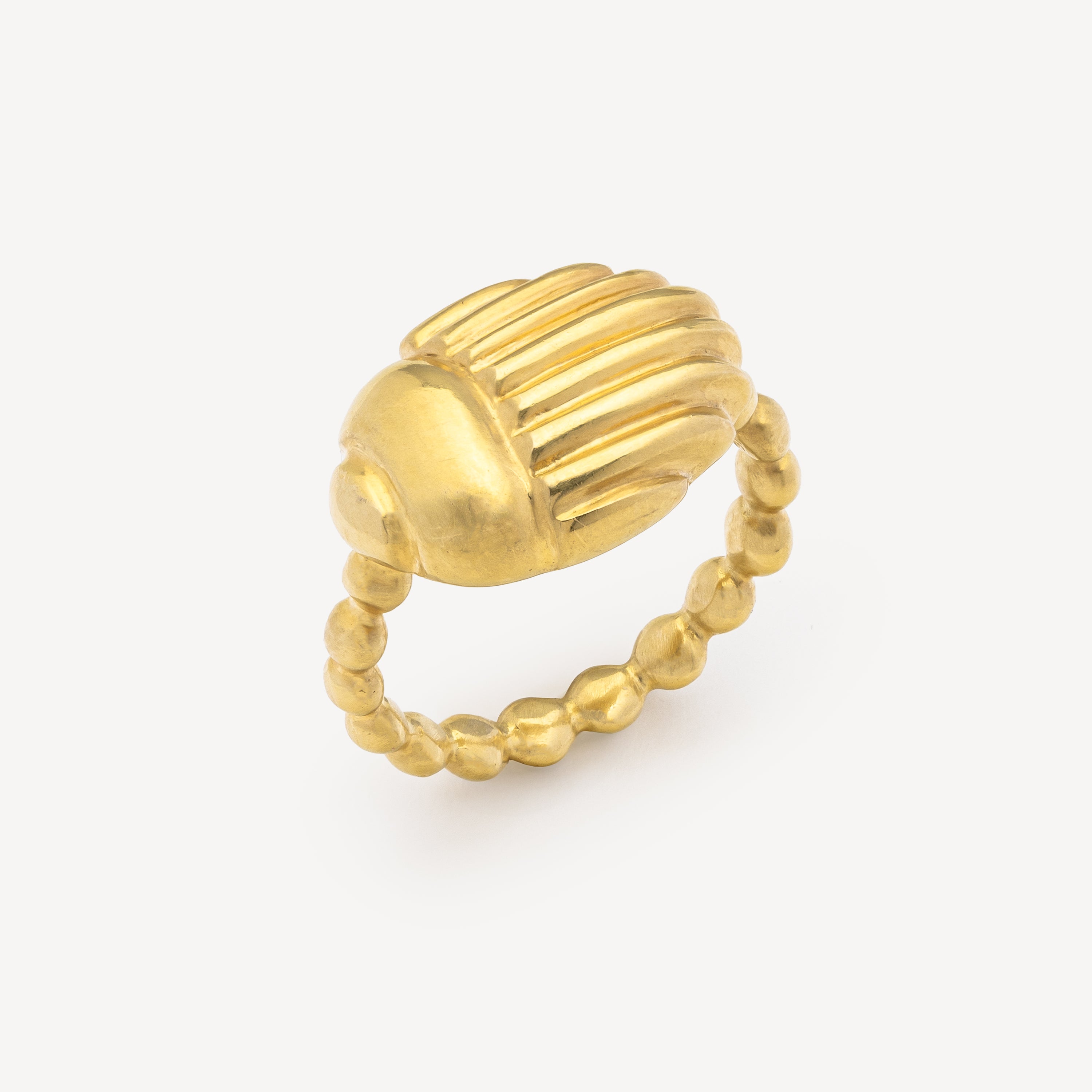 Yellow Gold Scarabee Ring