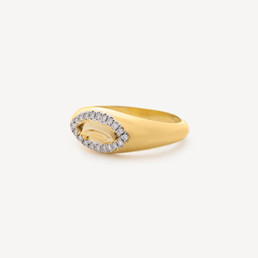 Bague Small Protective Eye Diamants