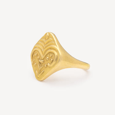 Yellow Gold Palmyra Ring