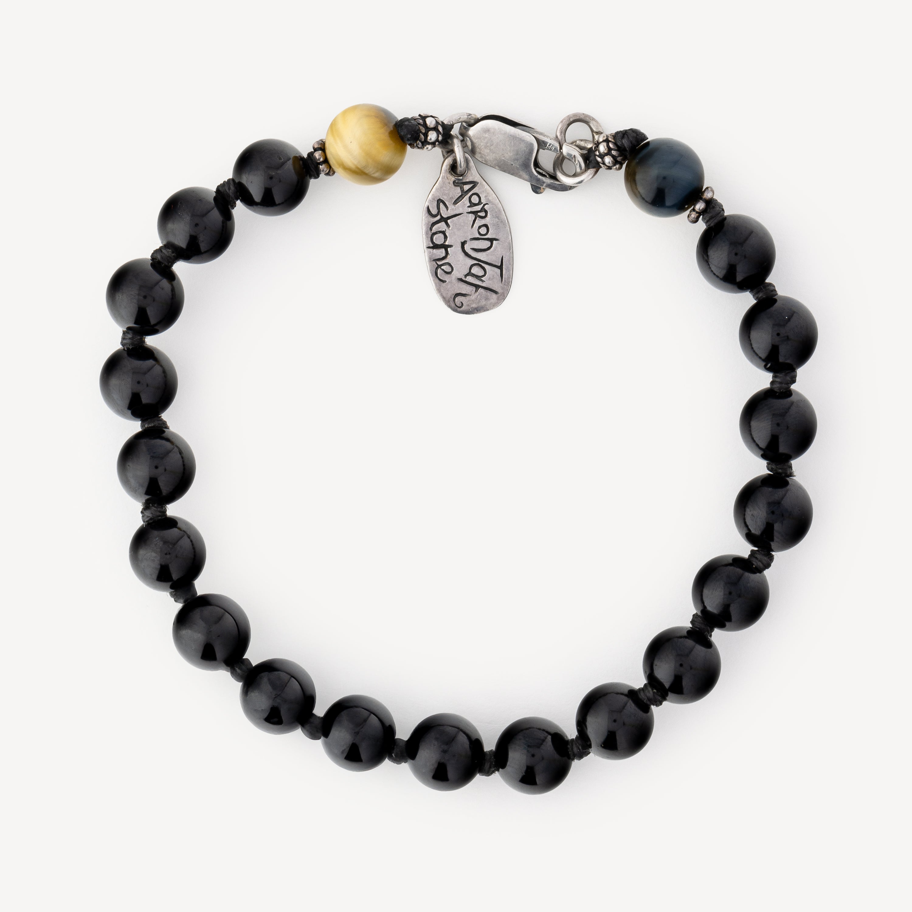 Golden Tiger Eye Black Tourmaline Bracelet