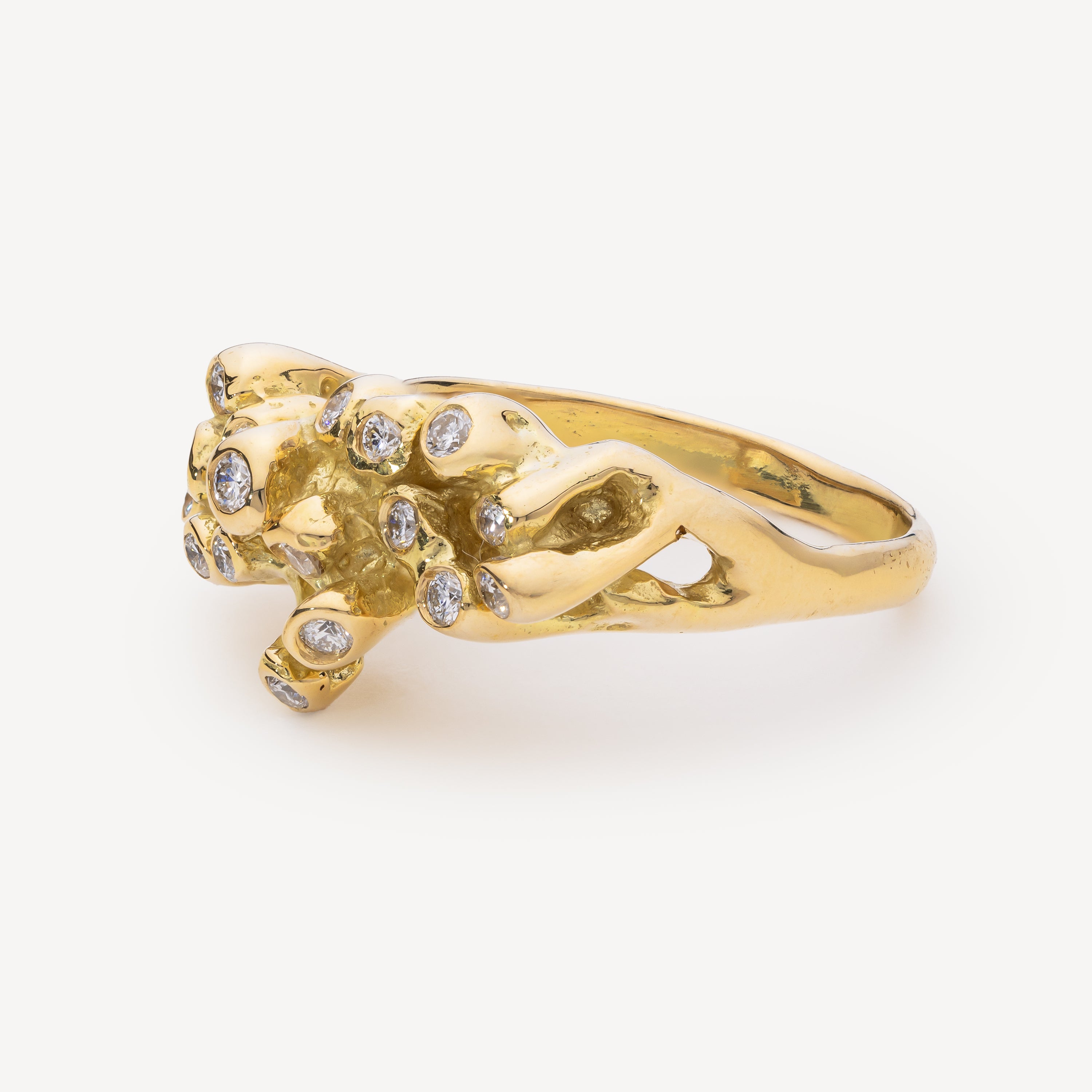 Sea Anemone Diamond ring