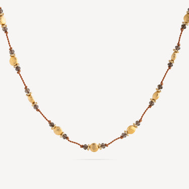 Necklace Samba Quartz Silver Gold Plate