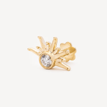 Piercing Sun Yellow Gold Diamond