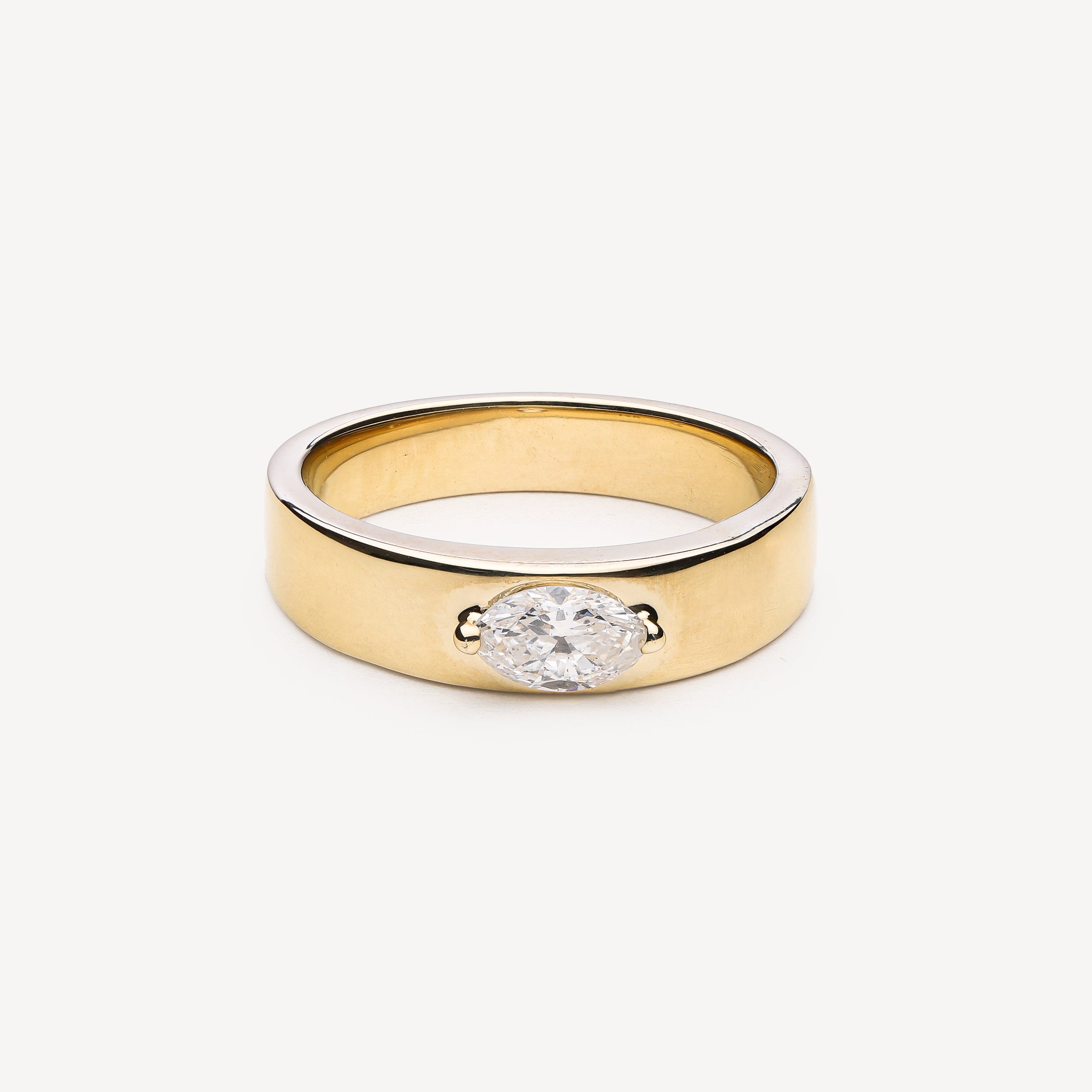 Solitaire Marquise Ring