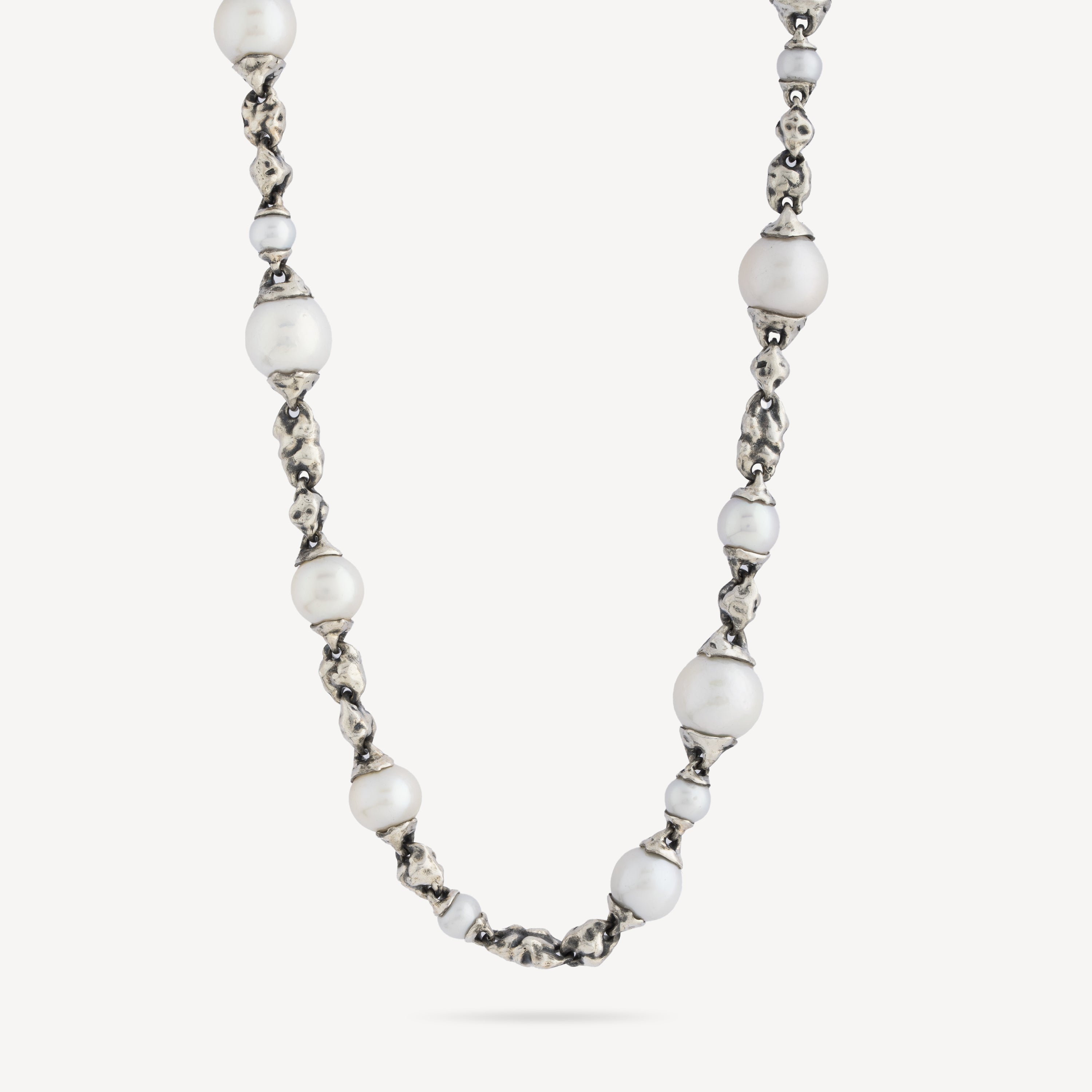 Corollary Silver Beads Necklace