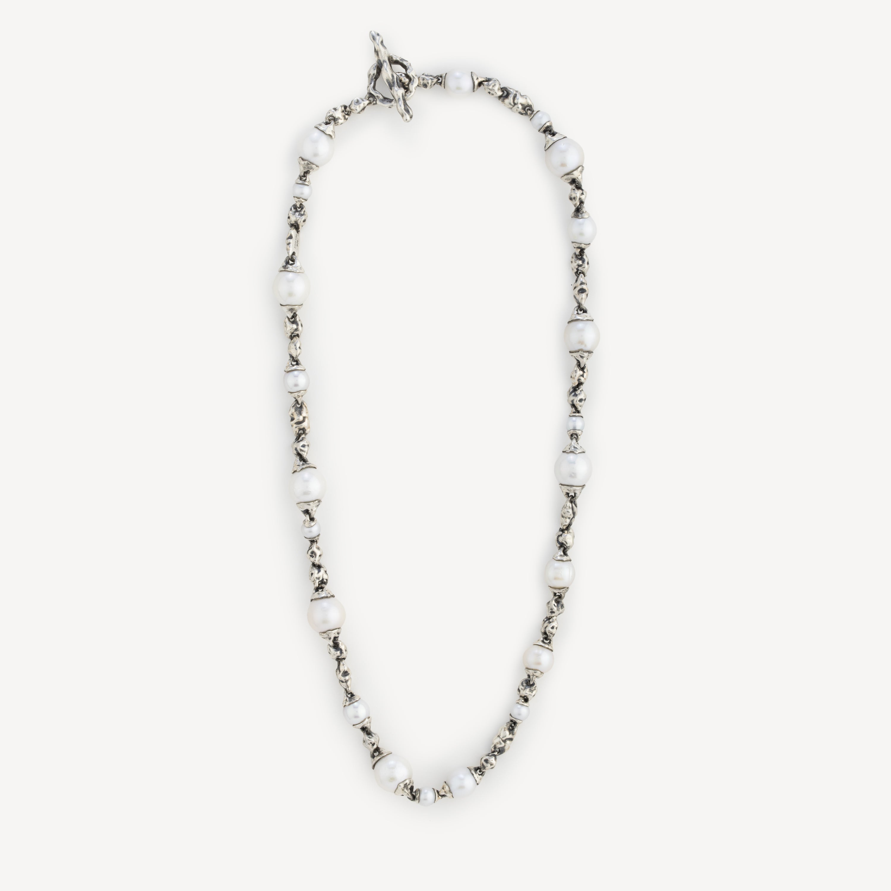 Corollary Silver Beads Necklace