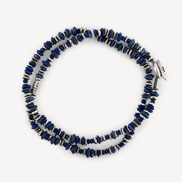 Bracelet Pilla 2 Lapis Silver Towers