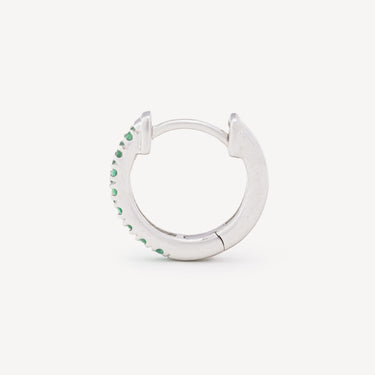 Hoop Emerald Daylight 7mm White Gold