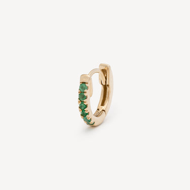 Hoop Emerald Daylight 6mm Yellow Gold