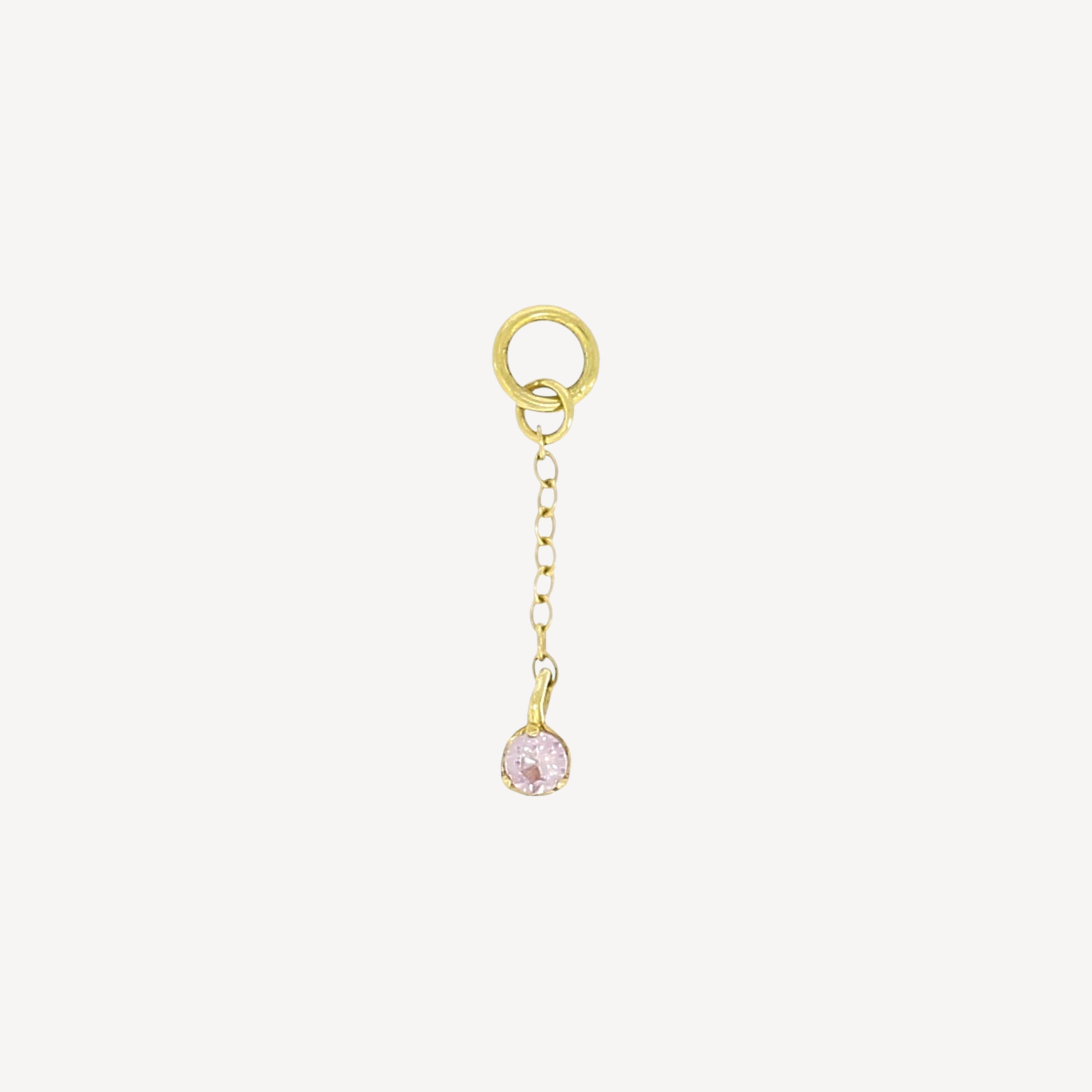 Charm Chain 1 Pink Sapphire