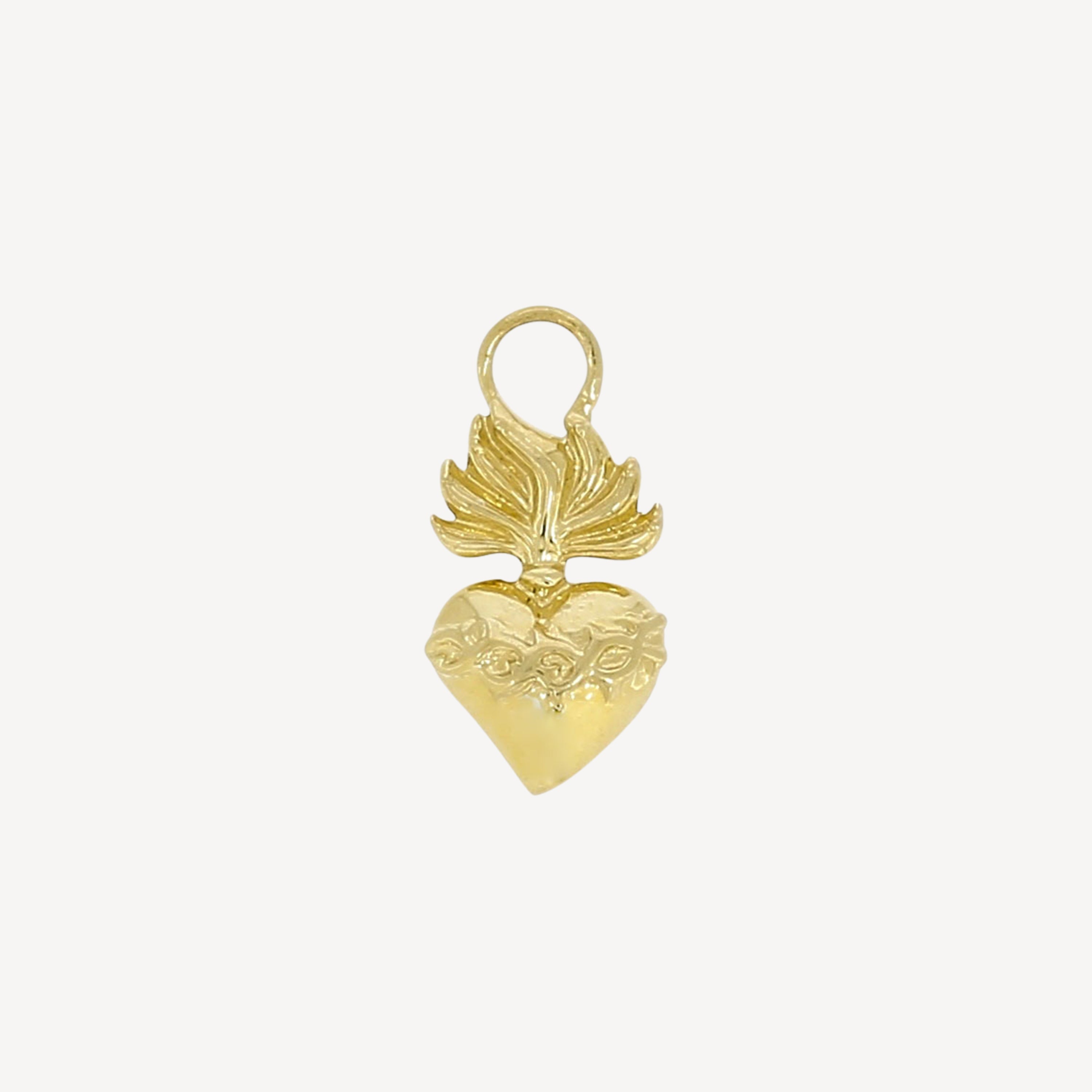 Charm ex Voto Heart Gold