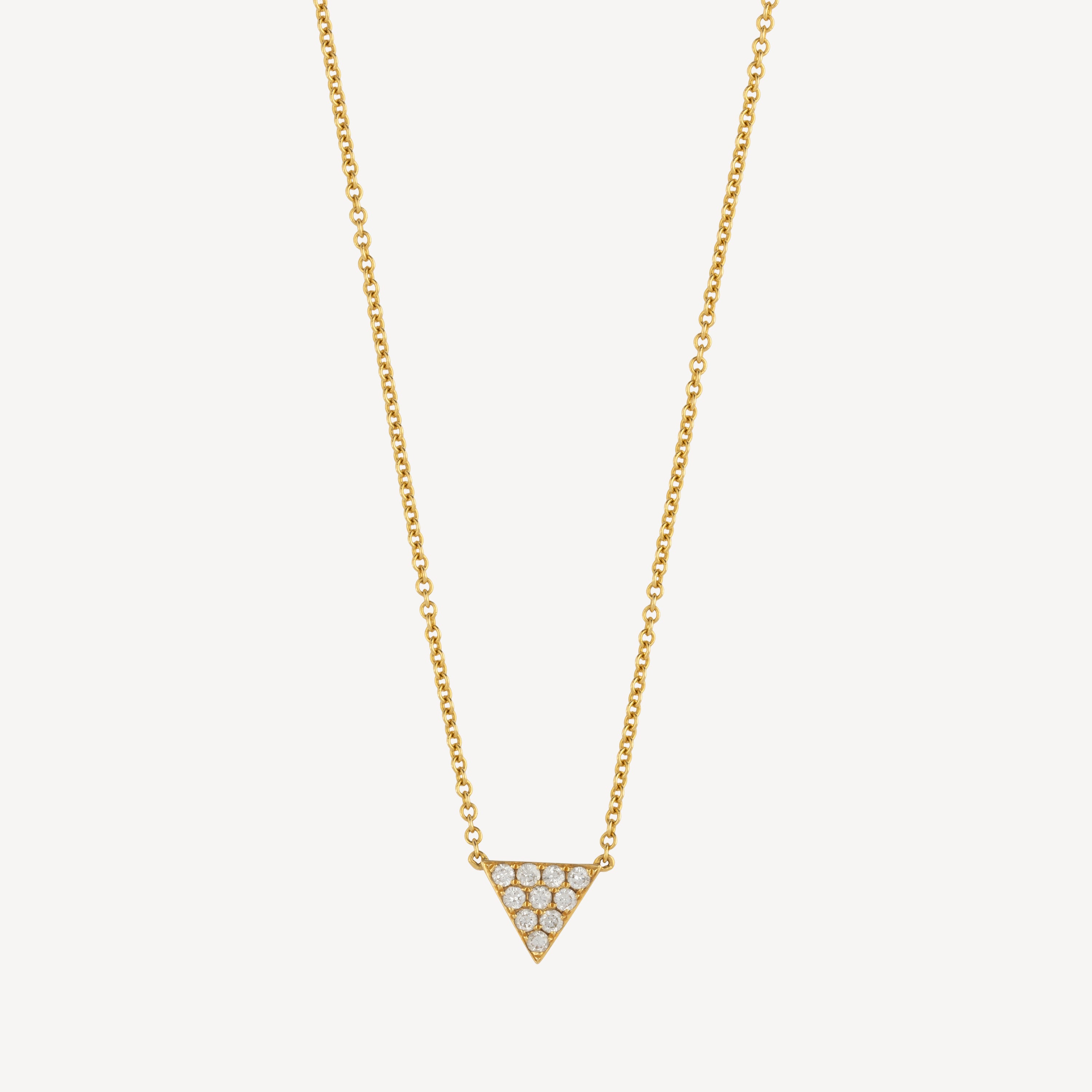 Necklace Small Diamond Triangle