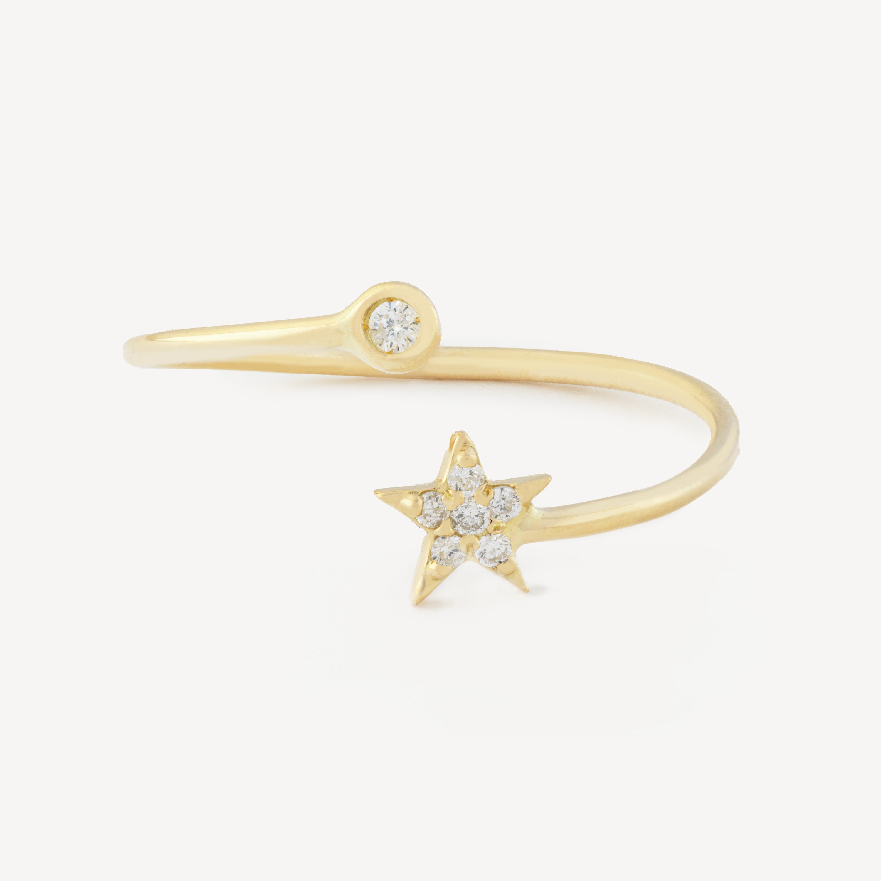 Follow Northern Yellow Gold Diamond Ring