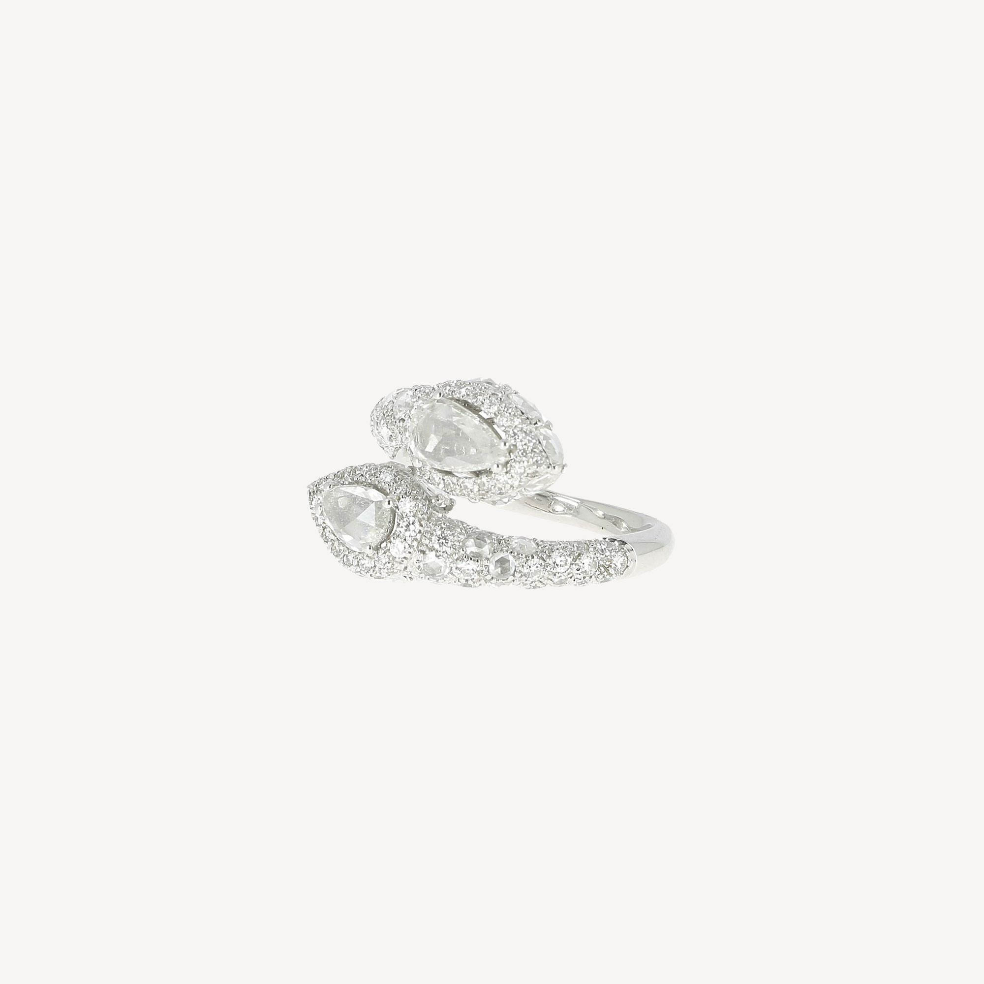 Lionel Meylan Ring White Gold & Diamonds