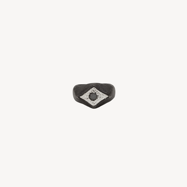 Losange Black Diamond Ring