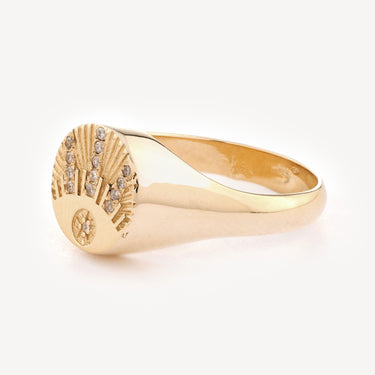 Ring Mauvais Oeil Gold Diamonds