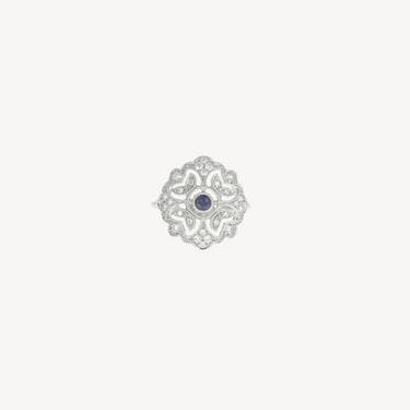 Sapphire Round Ring