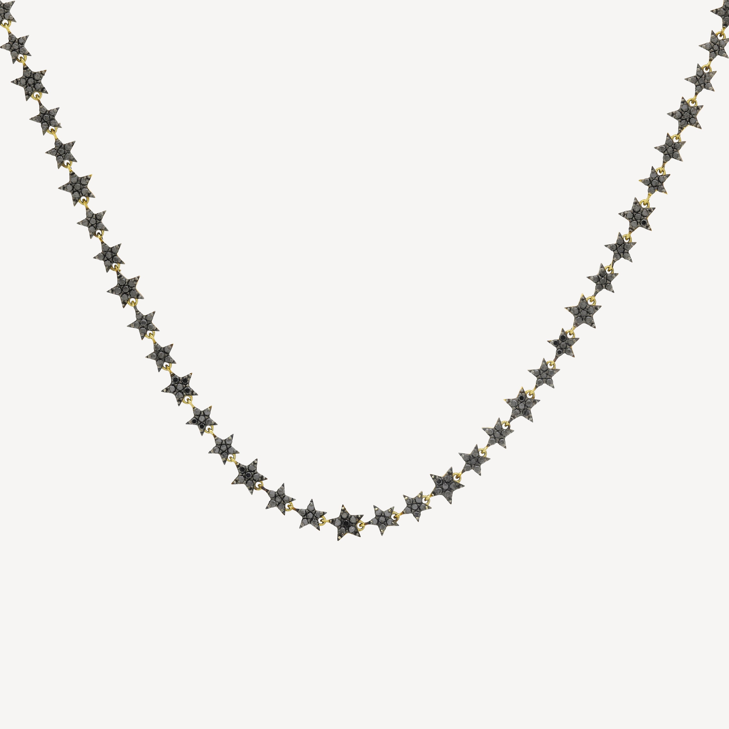 Black Diamonds Milky Way necklace