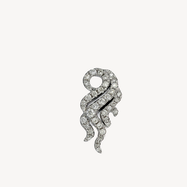 On Fire earring White gold