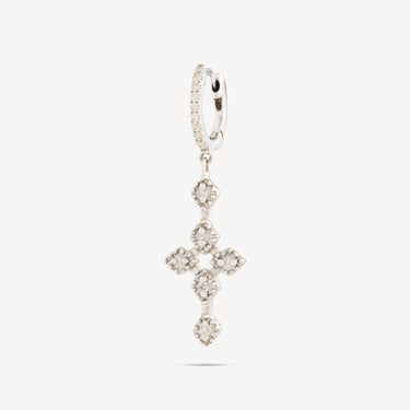 Flower Of Heaven Earring Diamonds White Gold