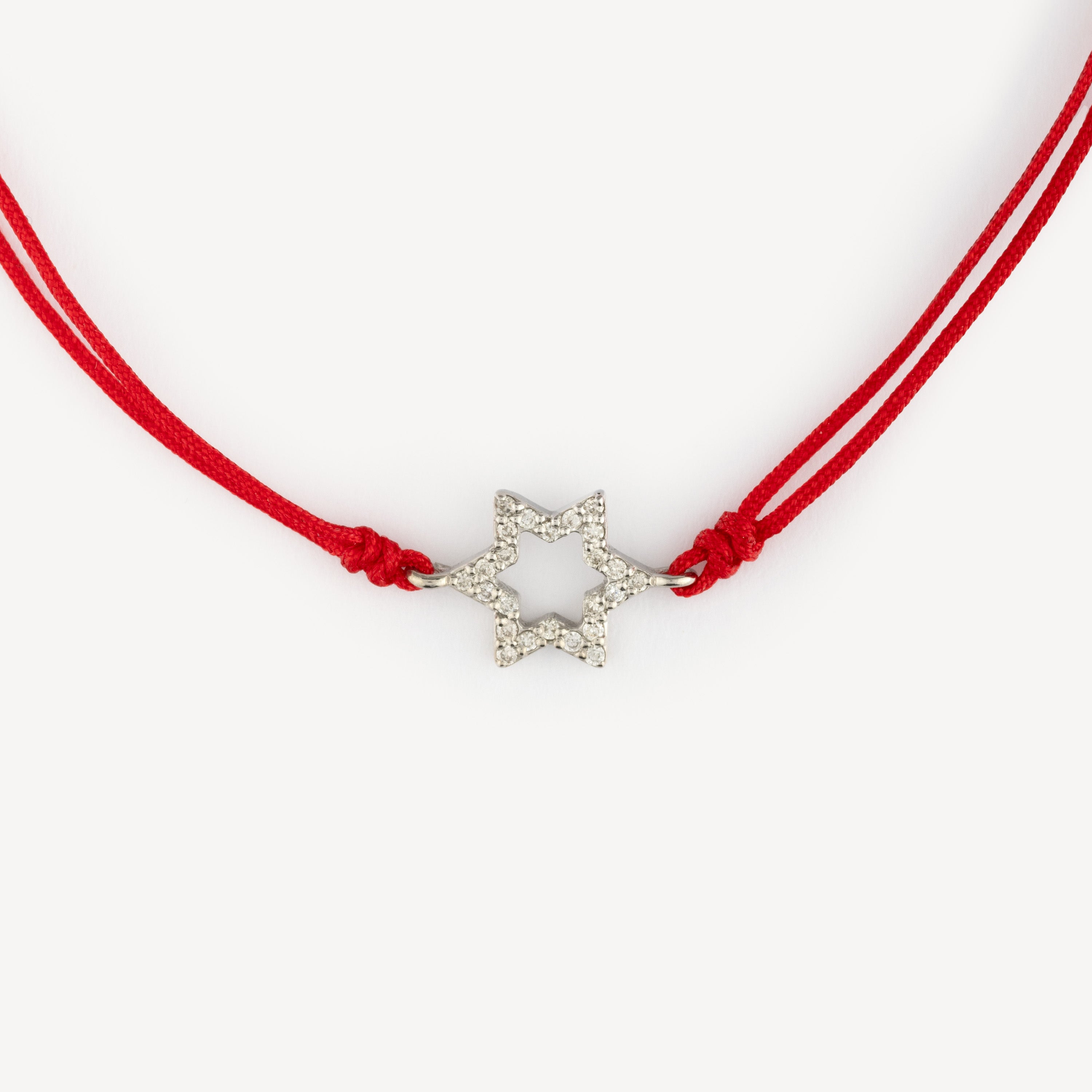 Magen David Cord Bracelet